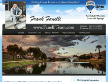 Tablet Screenshot of fanelliteam.com